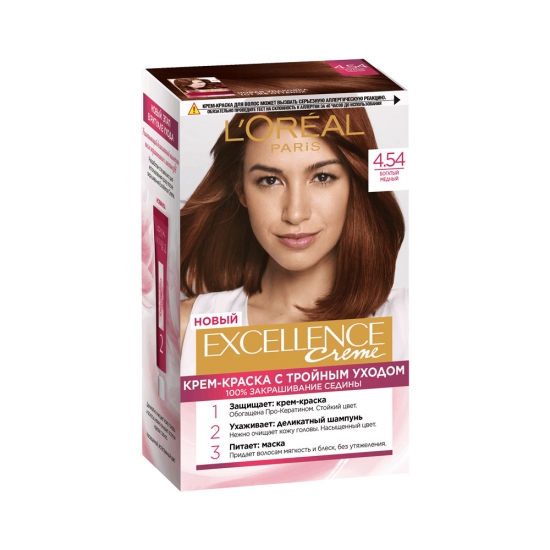 Ներկ մազի Loreal Excellence  4.54