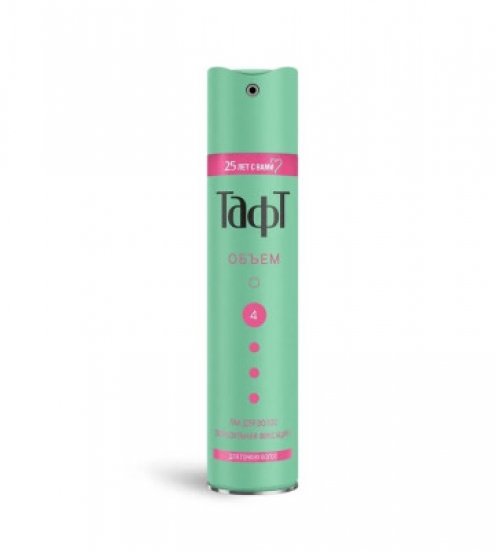 Մազի լաք Taft 250мл N4 объем