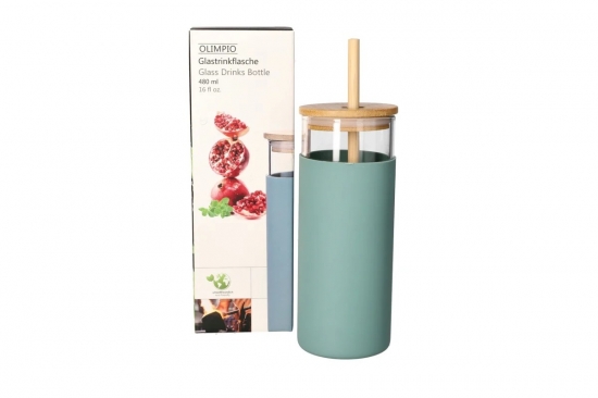 Ապակե ջրի շիշ ձողիկով Danny Home YDB01-04
