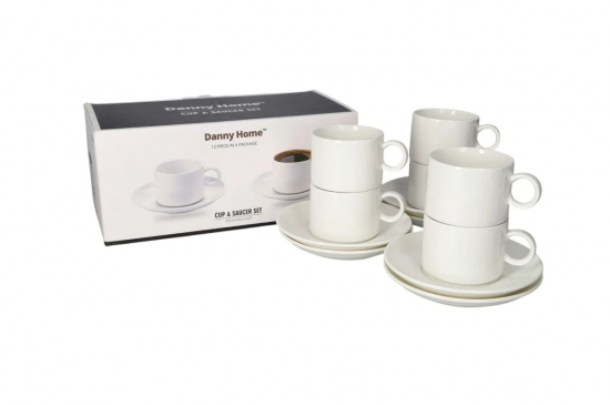Набор керамических кружек для кофе Danny Home BW20-122 6C