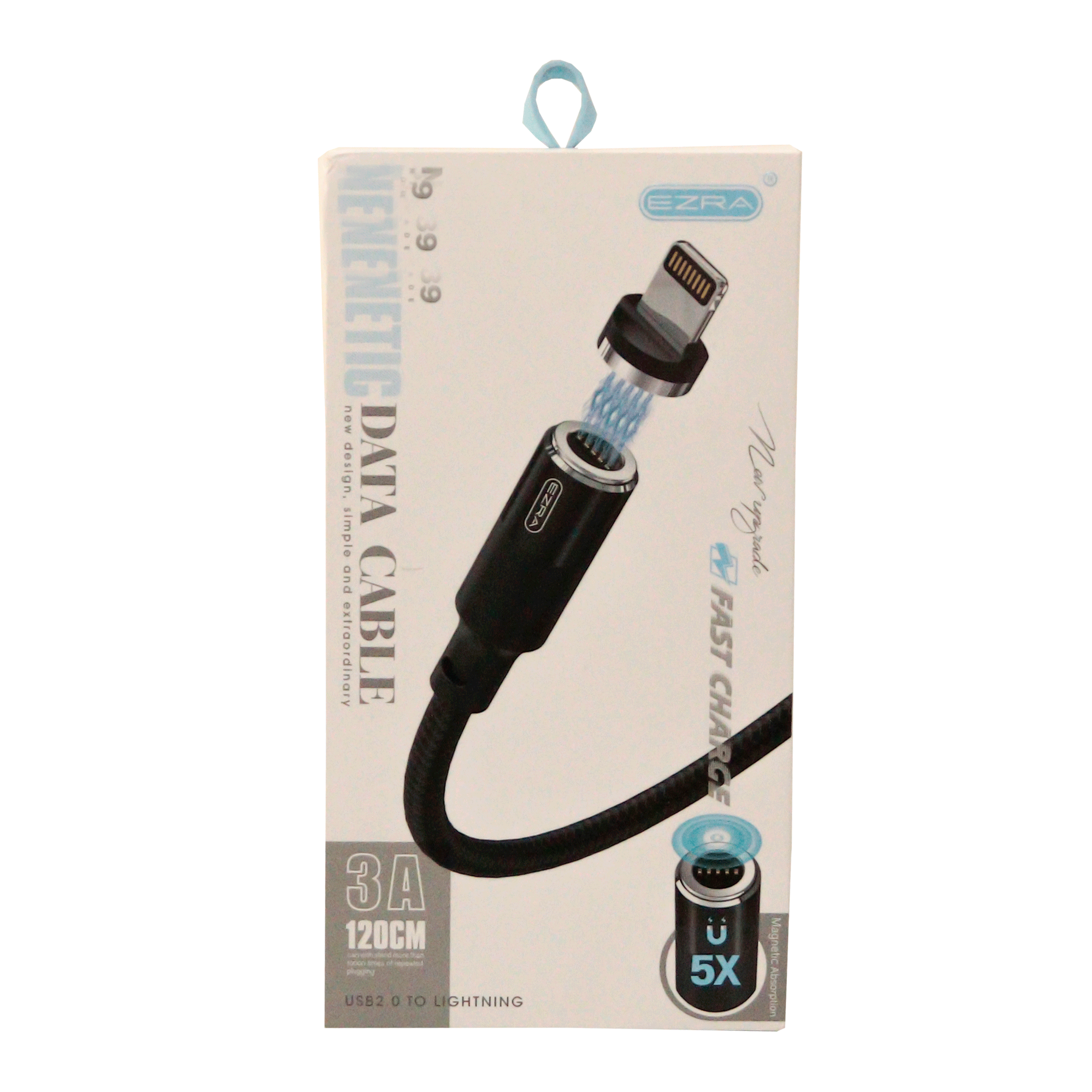 Լար Ezra մագնիսական գլխիկով 65-10 Lightning Data Cable 