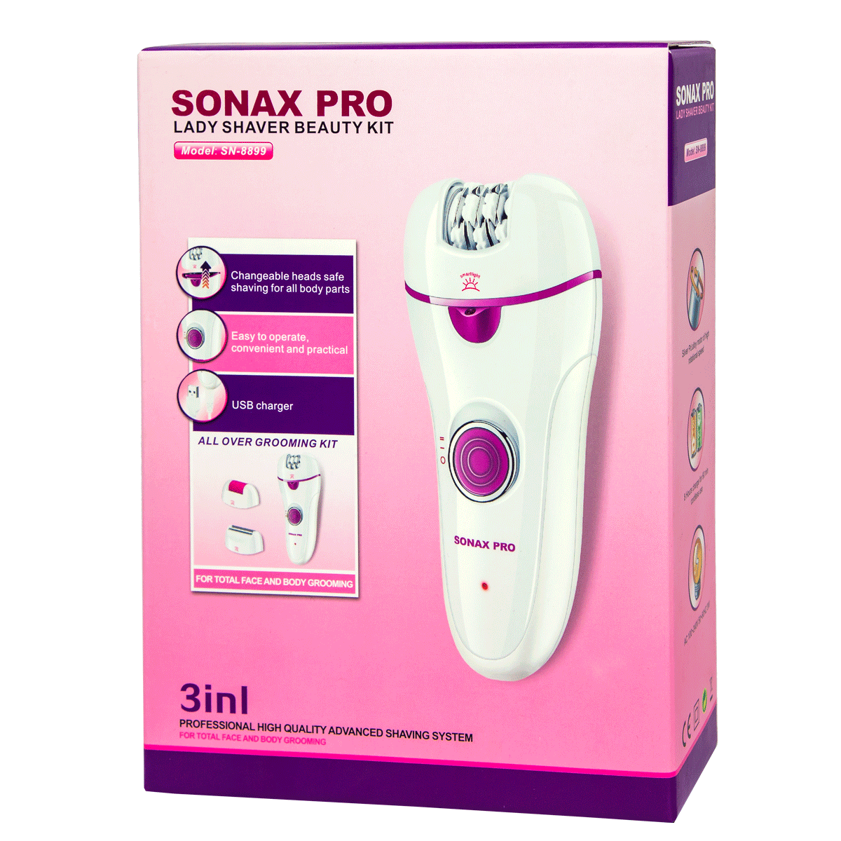 Սարք էլ մազահեռացման կնց Sonax pro 52-11 SN-8899 