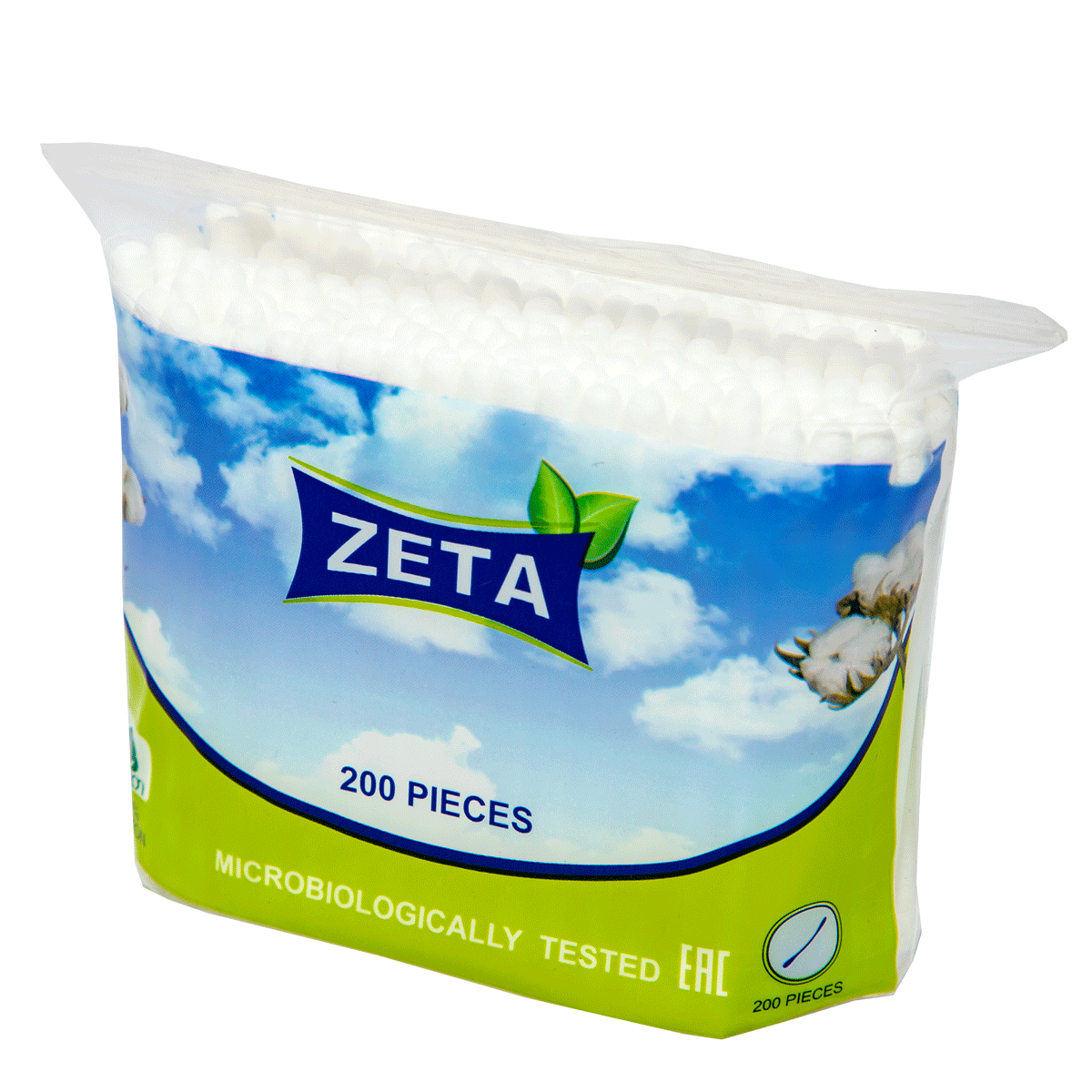 Բամբակե փայտիկներ Zeta  