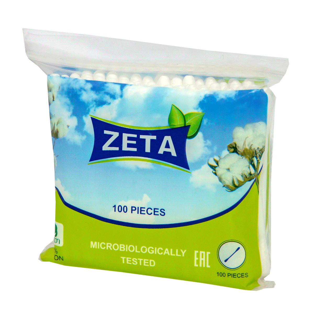 Բամբակե փայտիկներ Zeta 