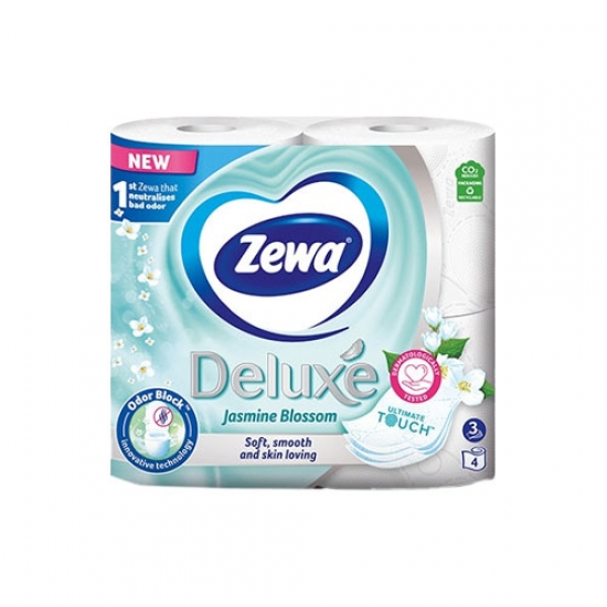 Զուգարանի թուղթ Zewa Deluxe 3շ 4հ Jasmine Blossom