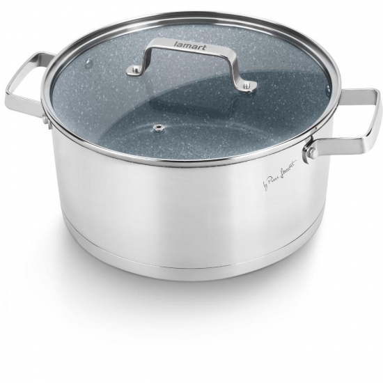  Կաթսա կափարիչով Lamart Stoness LT1104 
