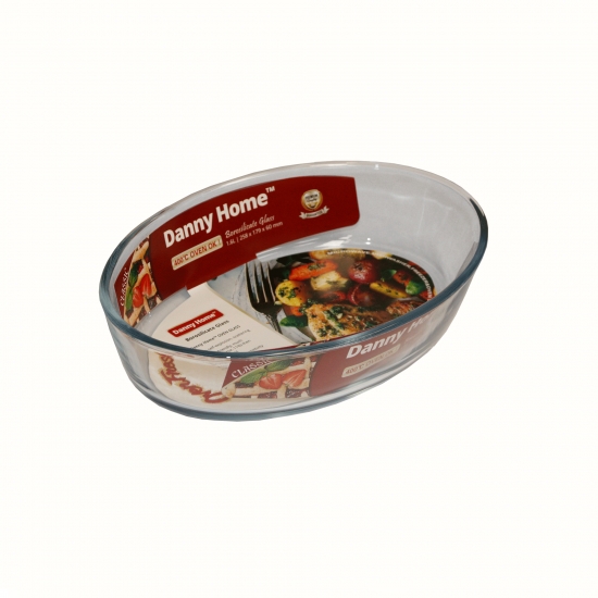 Հրակայուն տարա ապակյա օվալ Danny Home KP007 