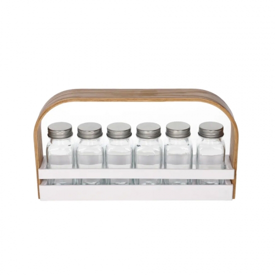 Հավաքածու համեմունքի ապակե տարաների Danny Home SG005-1  