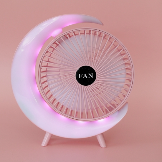 Սեղանի հովհար էլեկտրական Moon Fan USB-5W S14
