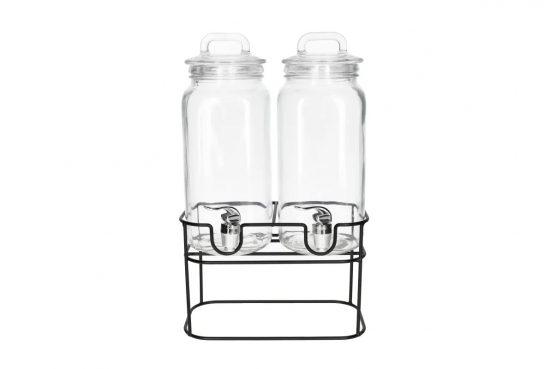 Հյութի ապակե բանկա կափարիչով և ծորակով Danny Home SD-031 
