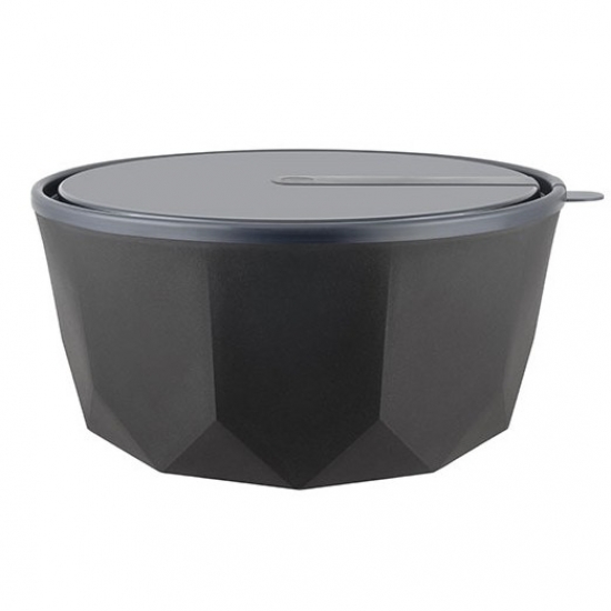 Աղցանաման կափարիչով Plast Team Black Stockholm  PT1715  
