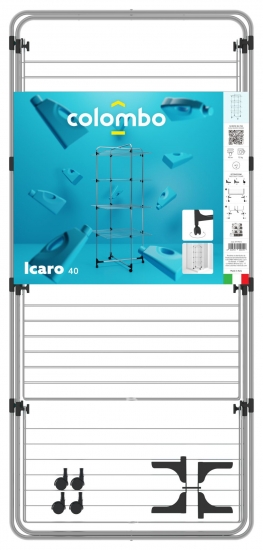 Չորանոց լվացքի Colombo Icaro անիվներով ST194/4 