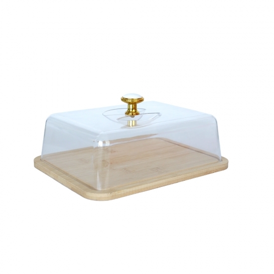 Մատուցարան փայտե 12-18 պլաստ կափարիչով
