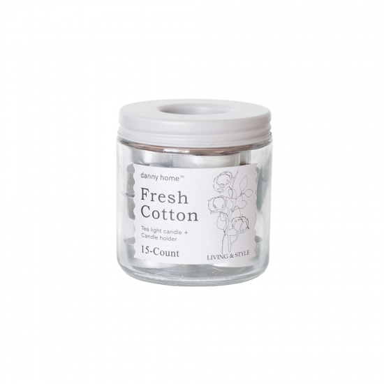 Բուրավետ մոմ բաժակով Danny Home AT 19 04-Fresh Cotton