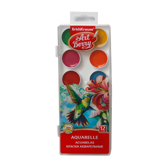 Ջրաներկ ErichKrause Art Berry 12գույն 41724 