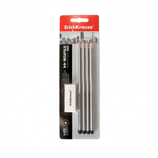 Հավաքածու մատիտ և ռետին EriceKrause EK-32859 
