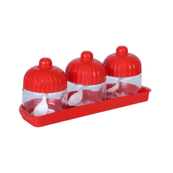 Հավաքածու համեմունքի տարաների գդալով Cihat  
